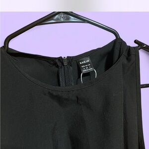 SHEIN Elegant Black Sleeveless Dress